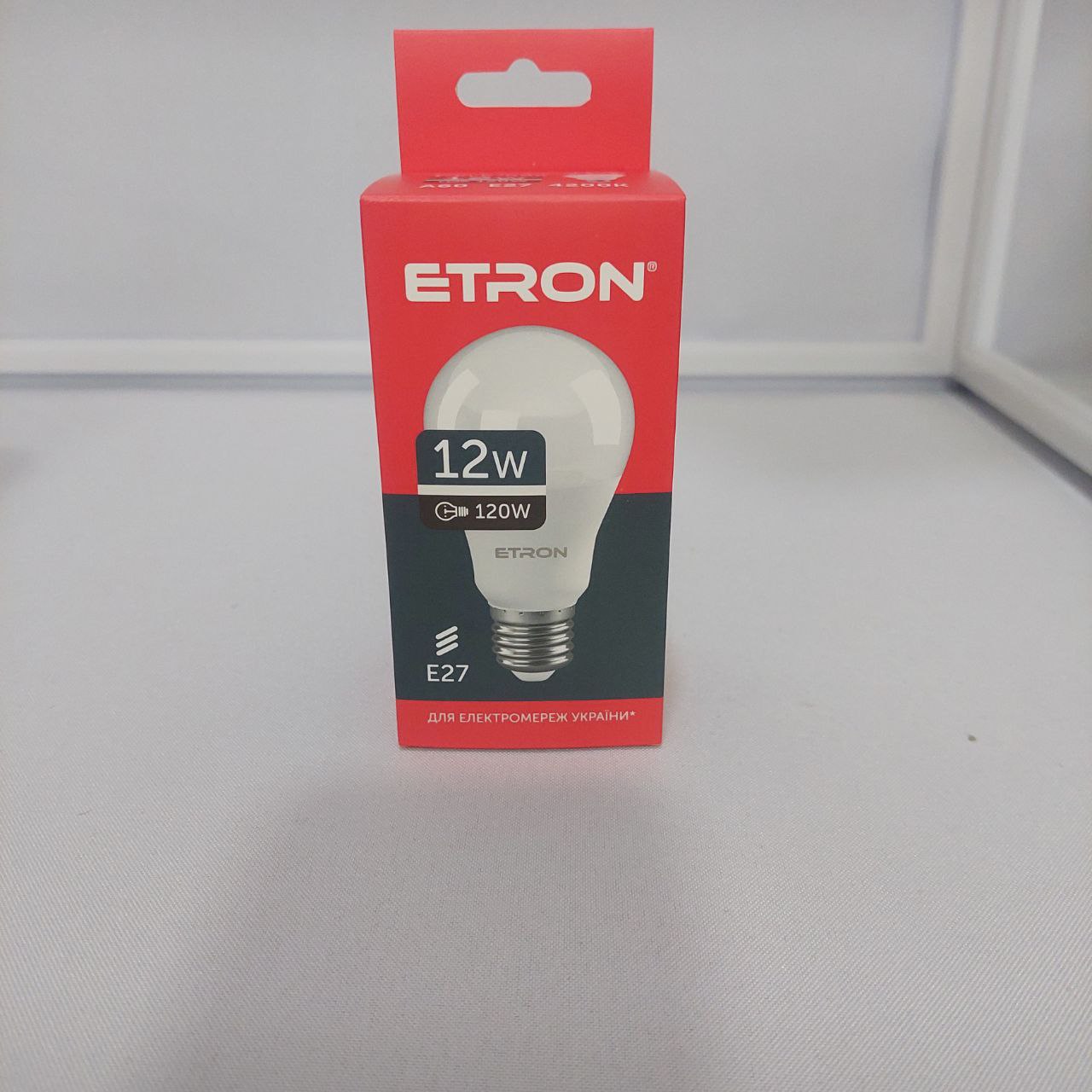 Світлодіодна LED лампа ETRON 12W A60 4100K E27 денне світло 1-ELP-006